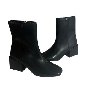 French Connection Toni Booties Black Ankle Boots